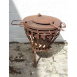 Fire pit / stove marked Andre Cousances Please Note - we do not make reference to the condition of