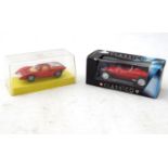 Toys : 2 boxed model cars - ferrari Please Note - we do not make reference to the condition of