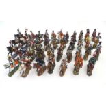 Toys: A quantity of Del Prado cast and hand painted lead soldiers on horseback / military figures