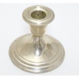 An American Sterling silver candlestick by Gorham Manufacturing Co. 3 1/2" high Please Note - we