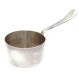 A Mappin & Webb Prince's plate spirit saucepan. Approx 4 1/2" long Please Note - we do not make