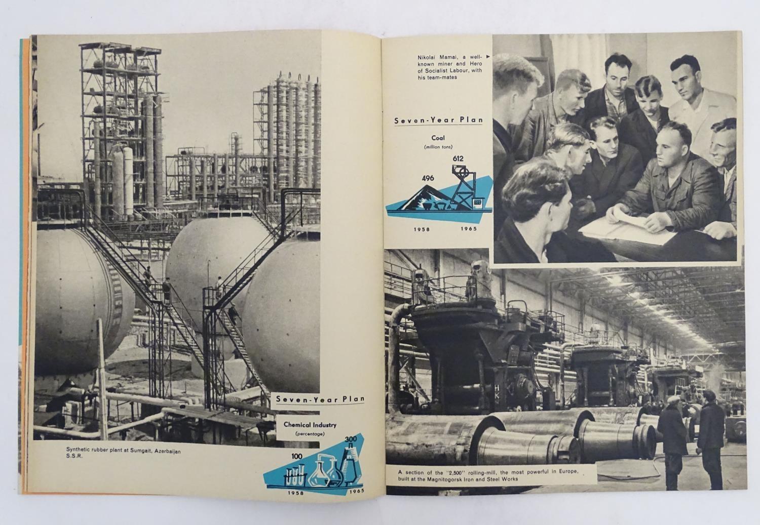 A 20thC Soviet Union illustrated magazine / booklet, USSR - 1961, with information in English - Image 5 of 6