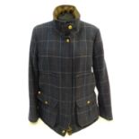 A Joules navy tweed jacket, ladies size 16 Please Note - we do not make reference to the condition