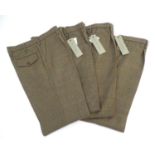 Four pairs of Laksen trousers, size 37, with tags (4) Please Note - we do not make reference to
