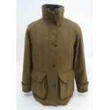 A Laksen Thrie Estaits tweed Tyne coat / jacket, size L Please Note - we do not make reference to