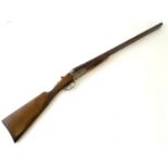 Shotgun: a Basque (Zabala) 12 bore side by side boxlock non ejector shotgun, walnut straight-hand