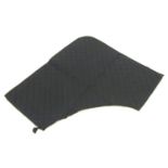 A black quilted equestrian / horse under rug / shoulder protector, medium. Please Note - we do not