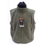 A Beretta olive green fleece gilet, size 2XL Please Note - we do not make reference to the condition