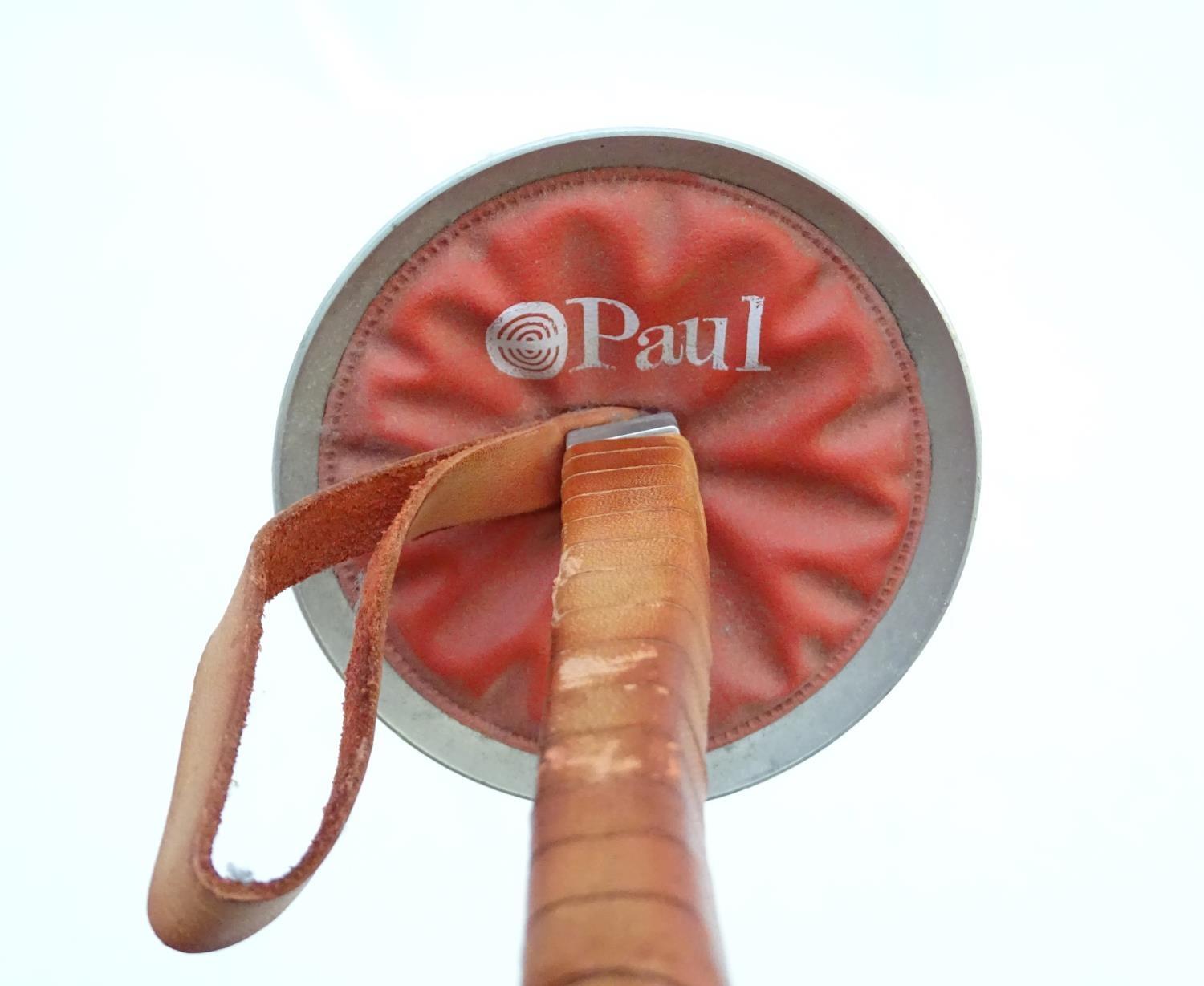 A Leon Paul fencing foil with a leather bound handle. Blade approx. 35" long Please Note - we do not - Image 5 of 5