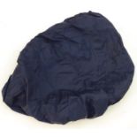 An equestrian / horse nylon saddle cover in navy Please Note - we do not make reference to the