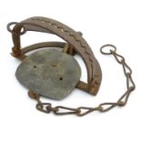 Antique trap: an H. Lanes egg bait trap, (for large mammals) 8" wide Please Note - we do not make