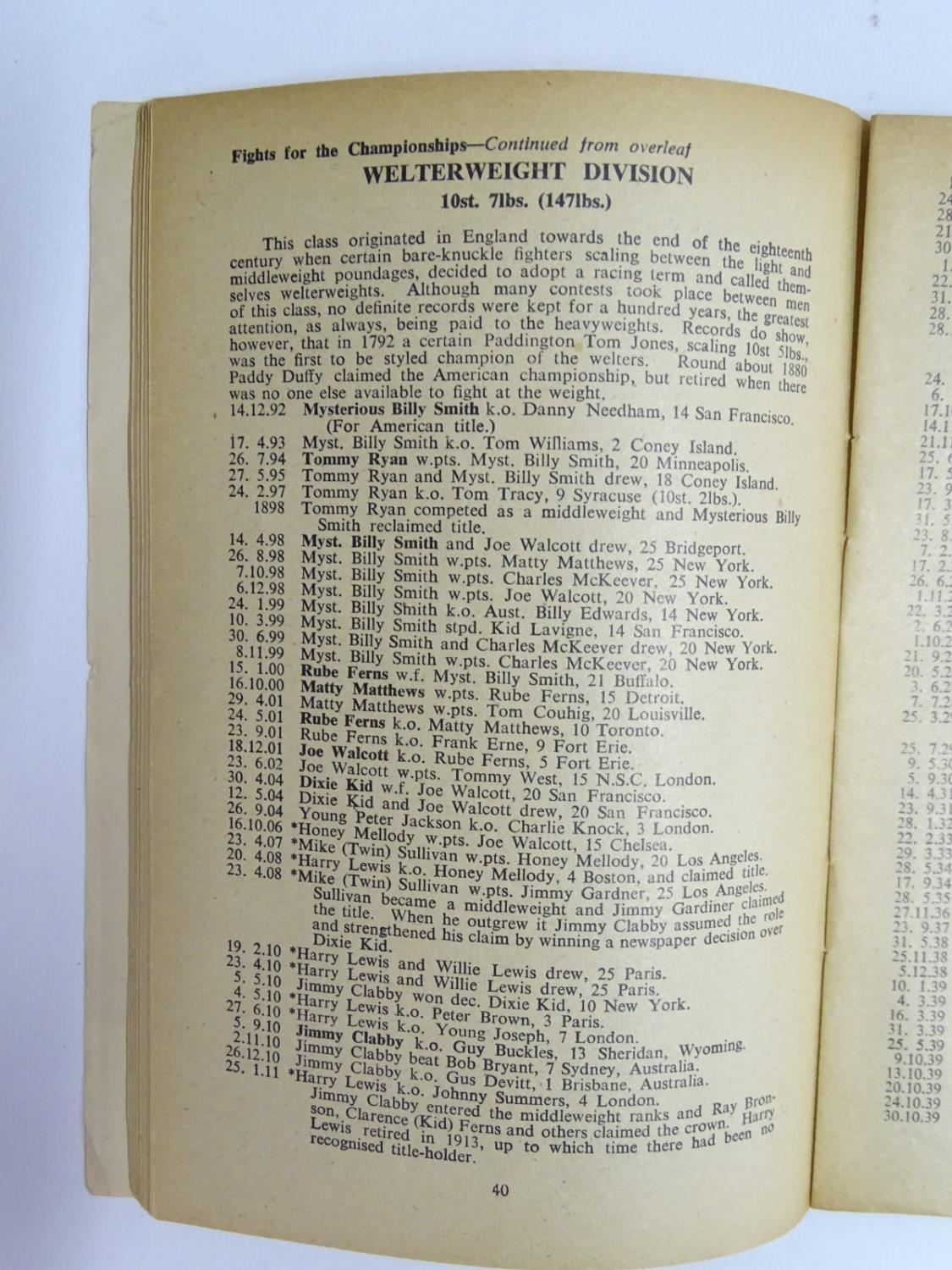 Boxing: Boxing News Annual 1947, World's & British Records & Ratings at all weights, Ring facts - Image 5 of 5