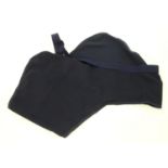 A horse under rug / shoulder protector in navy fleece, large. Please Note - we do not make reference