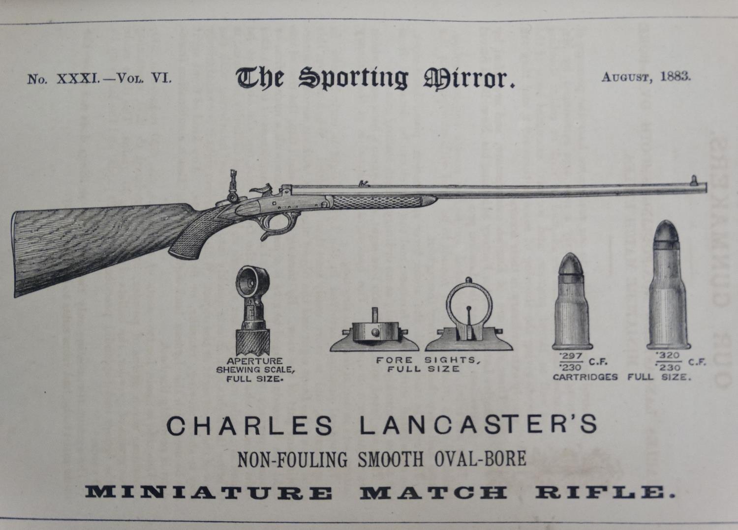 Books: 5 volumes of '' The Sporting Mirror ''1882-1885, to include volumes 3, 4, 5, 6 and 8, - Image 2 of 5