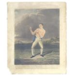 Charles Hunt (1803-1877), After Henry Meyer (1782?-1847), Hand coloured aquatint, Bendigo, A full