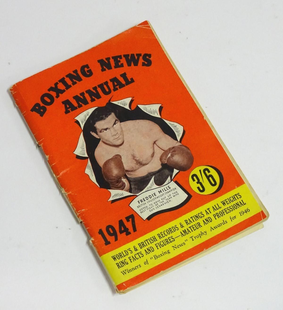 Boxing: Boxing News Annual 1947, World's & British Records & Ratings at all weights, Ring facts