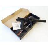 Airgun: a boxed Gamo 'GF MP9 Carbine' .177 & 4.5mm BB Co2 air rifle, with folding stock, tactical