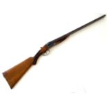 Shotgun: a BSA, Birmingham 12 bore boxlock ejector shotgun, walnut semi-pistolgrip stock with 15 1/