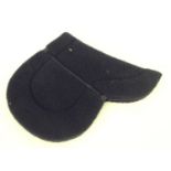 An Aerborn navy fleece horse saddle pad / numnah, cob size Please Note - we do not make reference to
