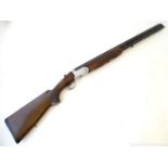 Shotgun: a Castellani 'Star Vega' 12 bore over and under ejector shotgun, single trigger, walnut