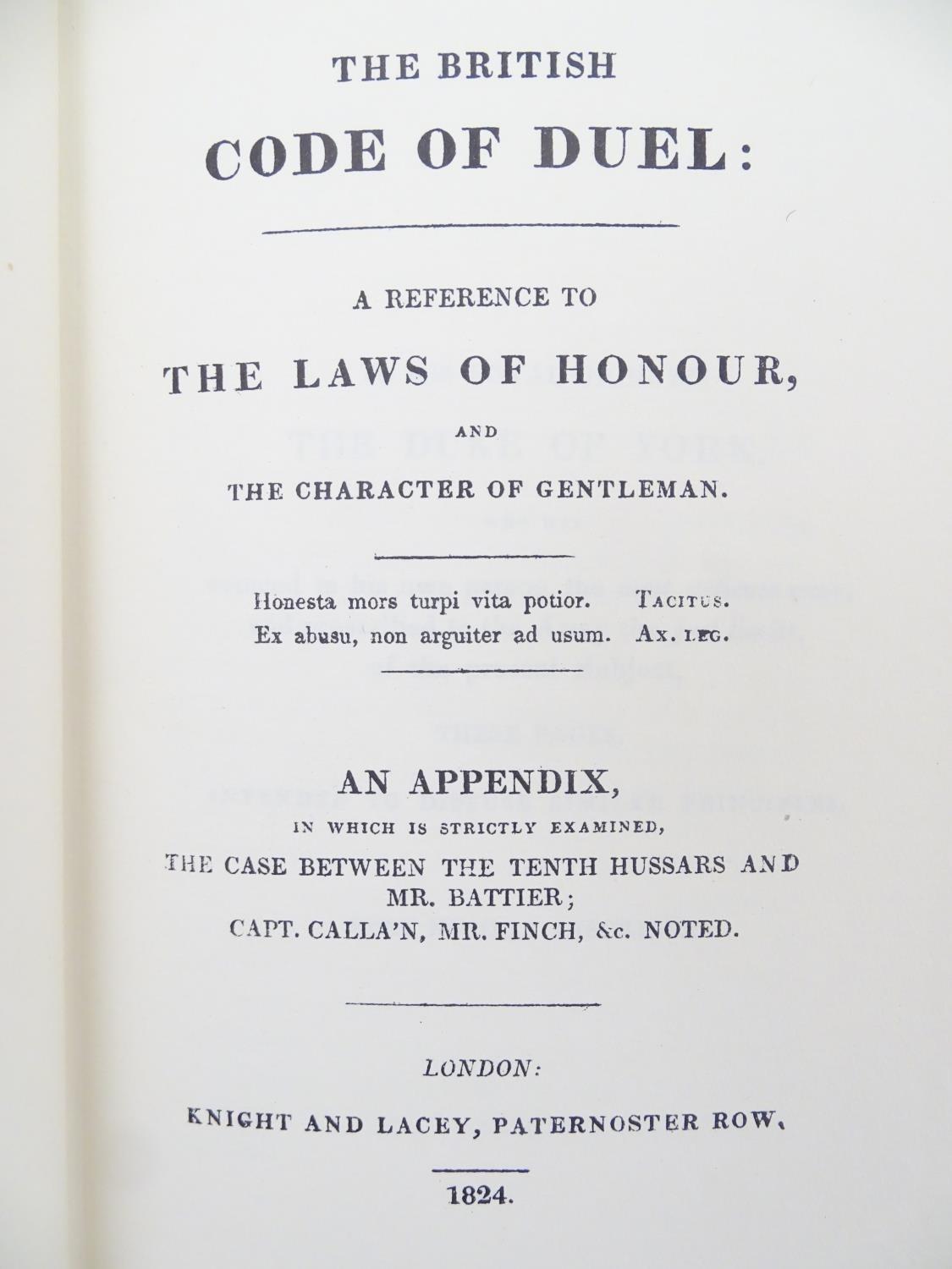 Books: Eight books on the subject of guns, comprising 'The British Code of Duel: A reference to - Image 10 of 10