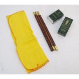 A boxed Bisley 20 bore cleaning kit, containing rods, patches, oil and cloth Please Note - we do not