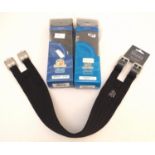 Three various girth straps, size 30", 56" and 24" Please Note - we do not make reference to the