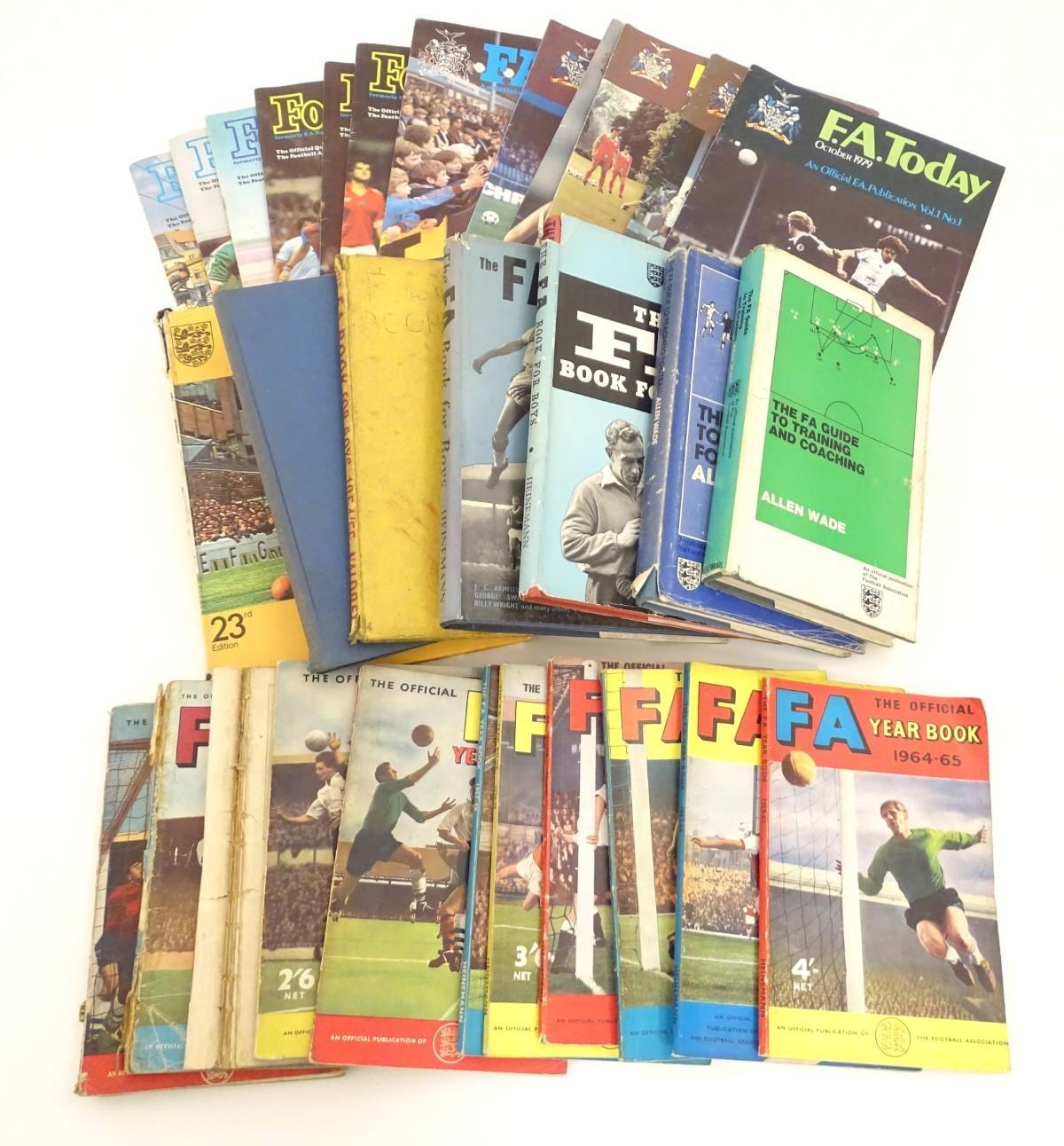 Books: A quantity of books on the relating to the Football Association, to include 12 publications
