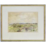 Claude Hayes (1852-1922), Watercolour, Blackheath Common, Surrey, near Leigh Hill, A country