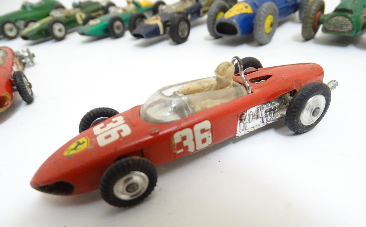 Toys: A quantity of Corgi Toys and Dinky Toys die cast scale model racing cars, Dinky models to - Image 7 of 10