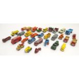 Toys: A large quantity of Lesney / Moko / Matchbox die cast scale model vehicles comprising