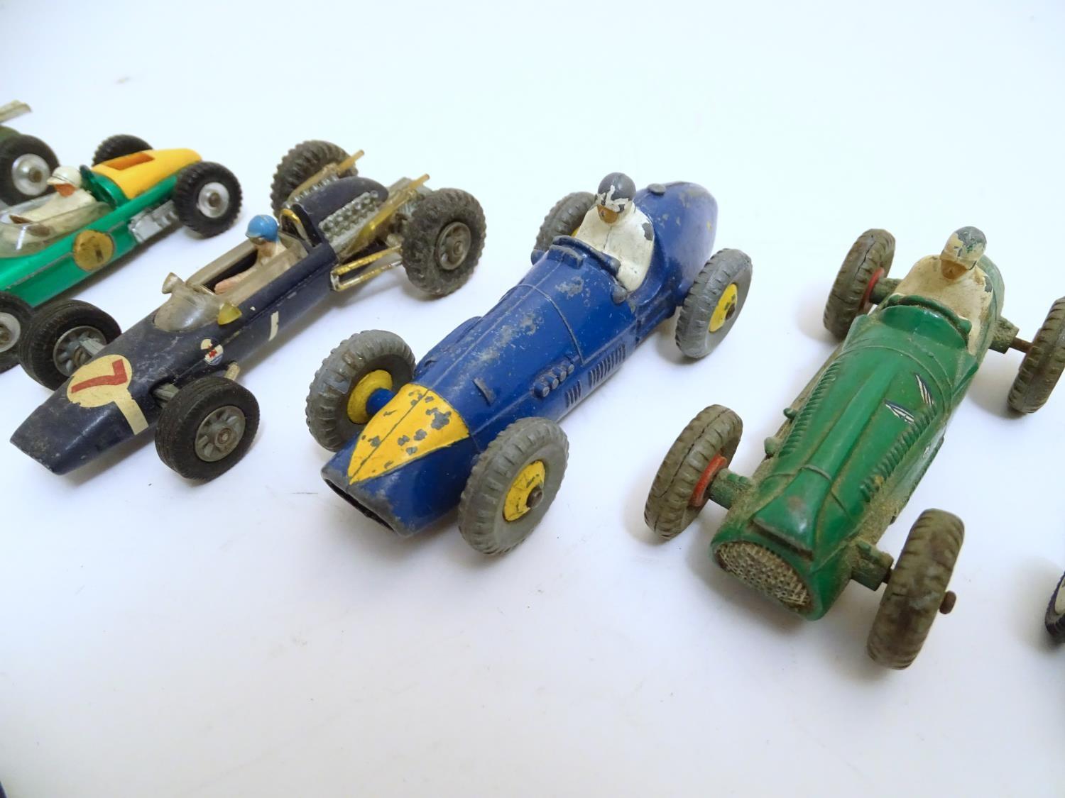 Toys: A quantity of Corgi Toys and Dinky Toys die cast scale model racing cars, Dinky models to - Image 5 of 10