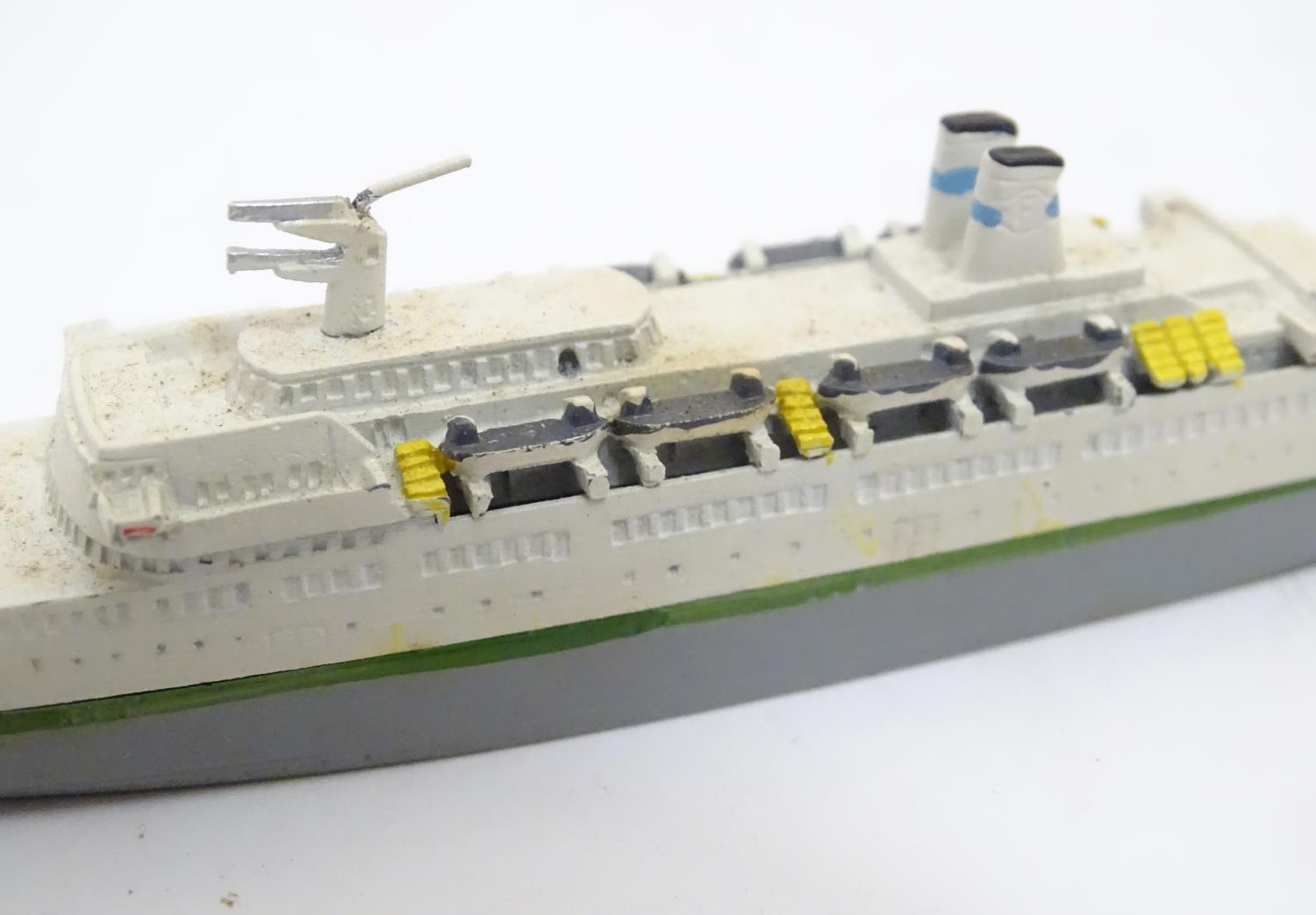 Toys: A quantity of Delphin model ships made in West Germany, comprising Andrea Doria, no. 24, and - Image 14 of 14