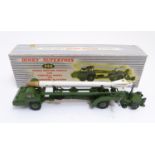 Toy: A Dinky Supertoys die cast scale model Missile Erector Vehicle with corporal missile and