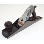 A Bailey No. 5 1/2 carpentry / woodworking jointer plane, with Stanley blade, marked '012-055.' 14