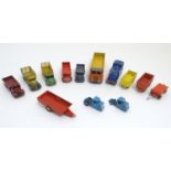 Toys: A quantity of Dinky Toys die cast scale model vehicles comprising, Foden Diesel 8 Wheel Wagon,