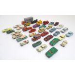Toys: A large quantity of Lesney / Moko / Matchbox die cast scale model cars / vehicles comprising 1