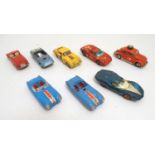 Toys: A quantity of Corgi Toys die cast scale model cars, comprising Ferrari Berlinetta 250 le Mans,