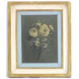 JB, XX, Oil on board, A still life study of a bouquet of flowers. Initialled lower middle and
