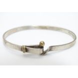 A silver bracelet of bangle form by Tiffany & Co. Hallmarked London 2003 Please Note - we do not