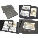 A pre-war photograph album, containing monochrome photographs titled and dated 1929-1937,