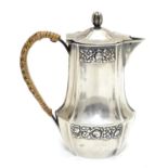 A Continental .800 silver jug with floral detail. Maker M&M Approx 4" high Please Note - we do not
