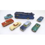Toys: A quantity of Corgi Toys die cast scale model vehicles comprising Corgi Major Ecurie Ecosse