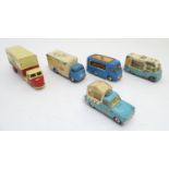 Toys: A quantity of Corgi Toys die cast scale model vehicles comprising Commer 5 Ton Wall's Ice