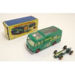 Toys: A Lesney Matchbox die cast scale model Racing Car Transporter, no. M-6, boxed. Please Note -