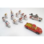 Toys: Two Corgi Toys die cast scale model vehicles comprising Renault 16 Tour de France Paramount