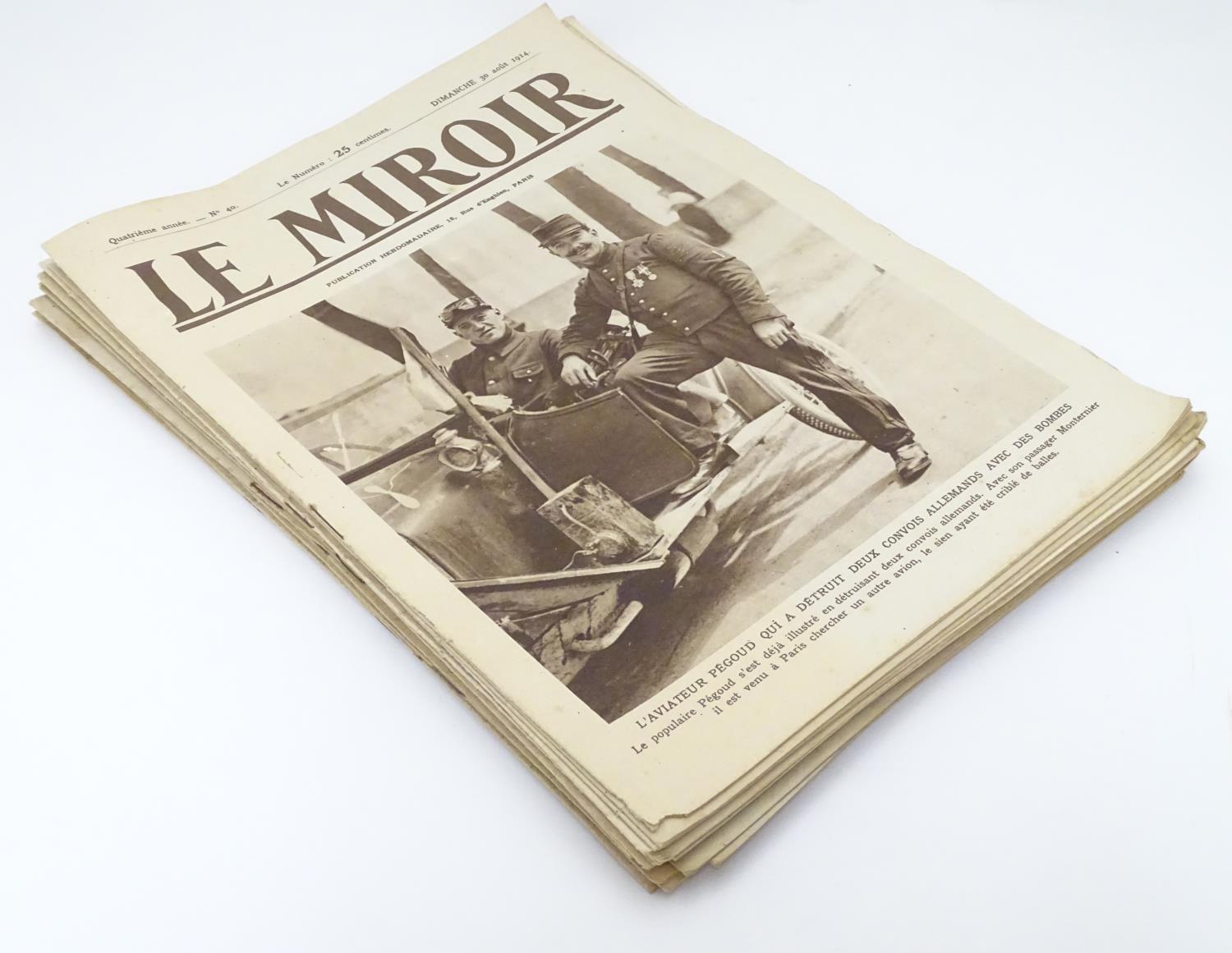 Militaria : WWI / First World War / World War 1 , a collection of 'Le Mirroir', a French - Image 2 of 9