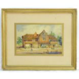 F. Ward, XX, English School, Watercolour, Sevenoaks Post Office, A street scene depicting the Old