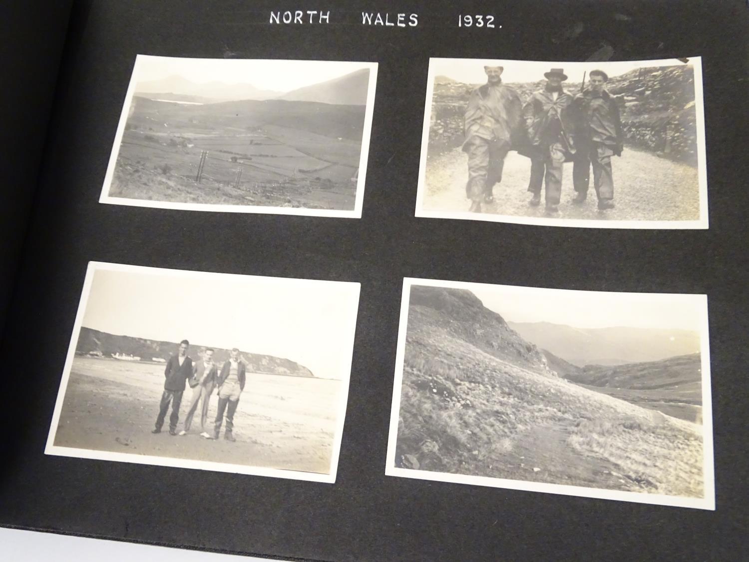 A pre-war photograph album, containing monochrome photographs titled and dated 1929-1937, - Image 5 of 13