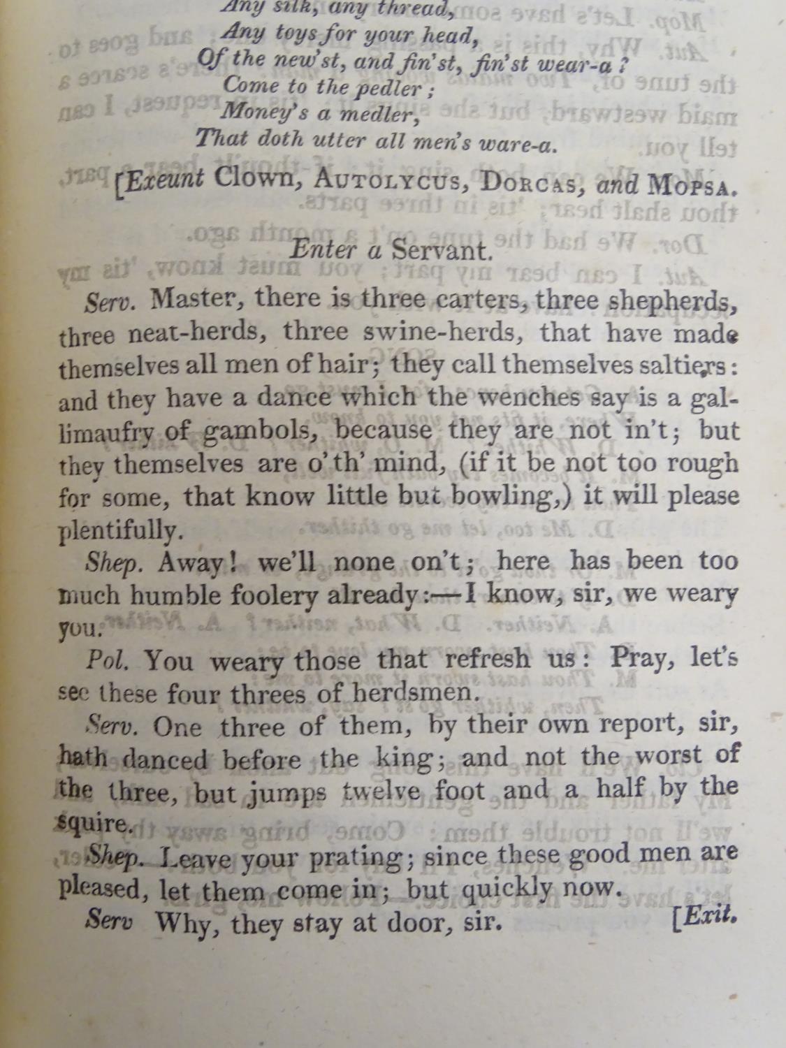 Book: The Plays of William Shakespeare, vol 5, Stereotype Edition, to include Winter?s Tale, - Image 2 of 5
